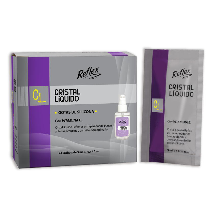 REFLEX CRISTAL LIQUIDO - Gotas de Silicona con vitaminas E - 5 mL