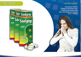 SAALGRIP - Tabletas recubiertas caja x 100 - 500 mg + 5 mg + 2 mg