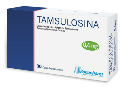 TAMSULOSINA - Capsulas de liberacion prolongada caja x 30 - 0.4 mg