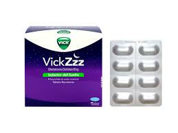 VICKZZZ - Inductor del sueno - Tabletas recubiertas caja x 40 - 50 mg