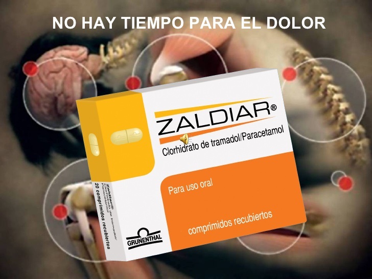 ZALDIAR - Comprimidos recubiertos caja x 60 - 325 mg + 73.5 mg