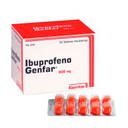 IBUPROFENO GENFAR - Tabletas recubiertas caja x 50 - 800 mg