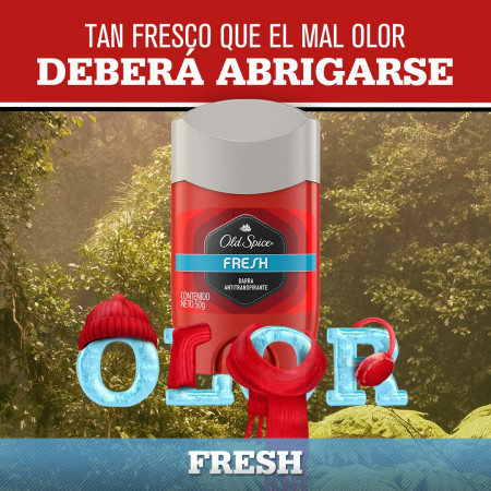 OLD SPICE FRESH - Barra desodorante FRESH x 50 g