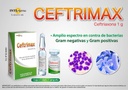 CEFTRIMAX - Polvo para solucion inyectable - 1 vial + 1 ampolla solvente x 3.5 mL via I.M. - 1 g