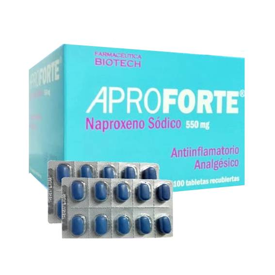 APROFORTE - Tabletas recubiertas caja x 100  - 550 mg