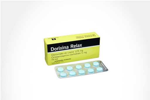 DORIXINA RELAX - Comprimidos recubiertos caja x 100 - 125 mg + 5 mg