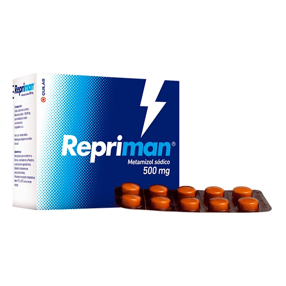 REPRIMAN - Comprimidos caja x 100 - 500 mg