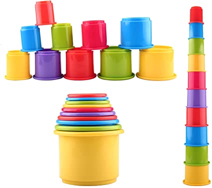 VASOS APILABLES - Vasos apilables didactico BABY TOYS en bolsa