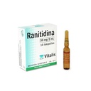 RANITIDINA - Solucion inyectable ampolla via I.M. - I.V. caja x 10 - 50 mg / 2 mL