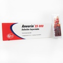 ANEURIN 25 000 - Solucion inyectable ampolla via I.M. x 3 mL + 1 jeringa descartable