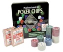 POKER CHIPS - Juego didacticos POKER CHIPS PROFESSIONAL en lata