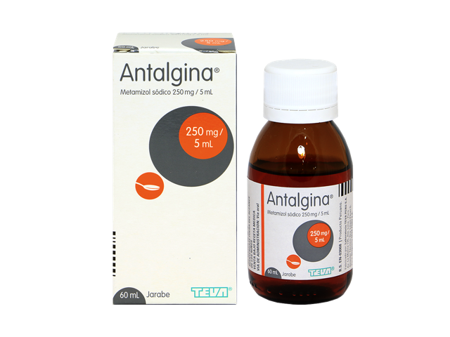 ANTALGINA  - Jbe. x 60 mL - 250 mg / 5 mL