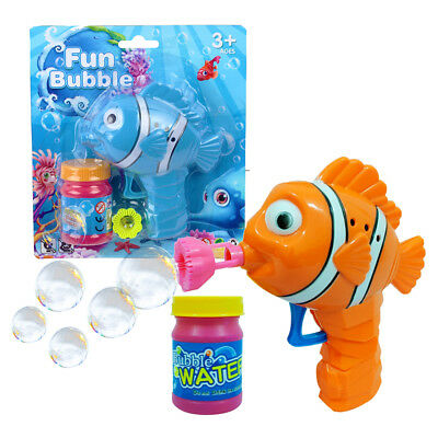 BURBUJAS - Pistola para burbujas modelo Nemo BUBBLE