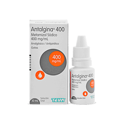 ANTALGINA 400 - Gotas sol. oral x 10 mL - 400 mg / mL