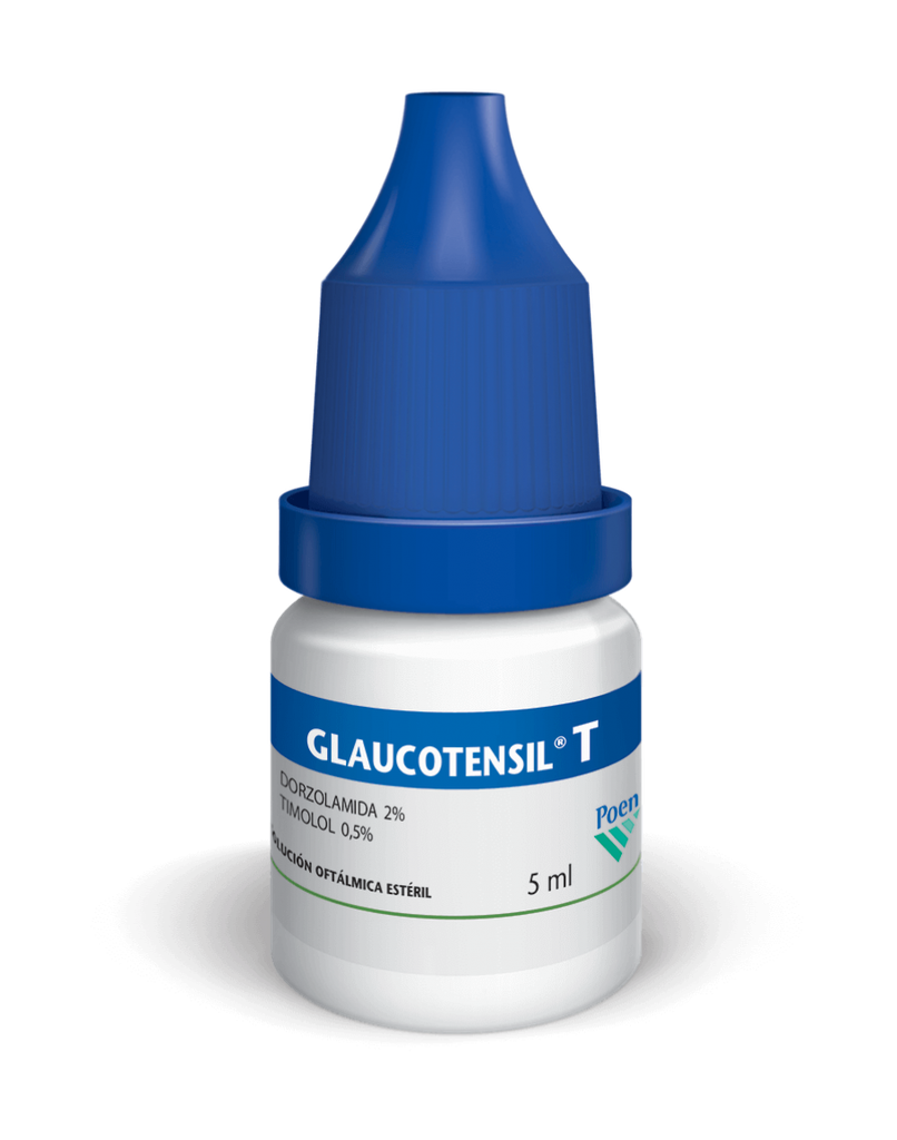 GLAUCOTENSIL T - Solucion oftalmica esteril x 5 mL - 2% + 0.5%