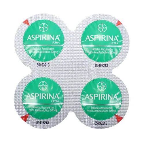 ASPIRINA ULTRA - Comp. Recu. caja x 100 - 500 mg