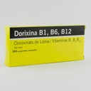 DORIXINA B1, B6, B12 - Comprimidos recubiertos via oral caja x 100 - 125 mg + 50 mg + 30 mg + 50 mcg