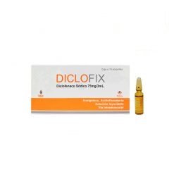 DICLOFIX - Solucion inyectable ampolla via I.M. caja x 10 - 75 mg / 3 mL