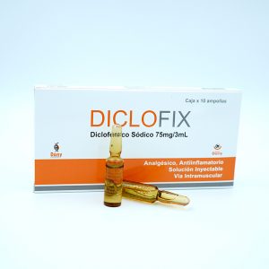 DICLOFIX - Solucion inyectable ampolla via I.M. caja x 10 - 75 mg / 3 mL