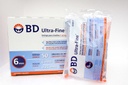 JERINGA INSULINA BD - Jeringa desechable con aguja caja x 100 - 1 mL  - 31G x 15/64&quot; (0.25 mm x 6 mm) - INSULINA