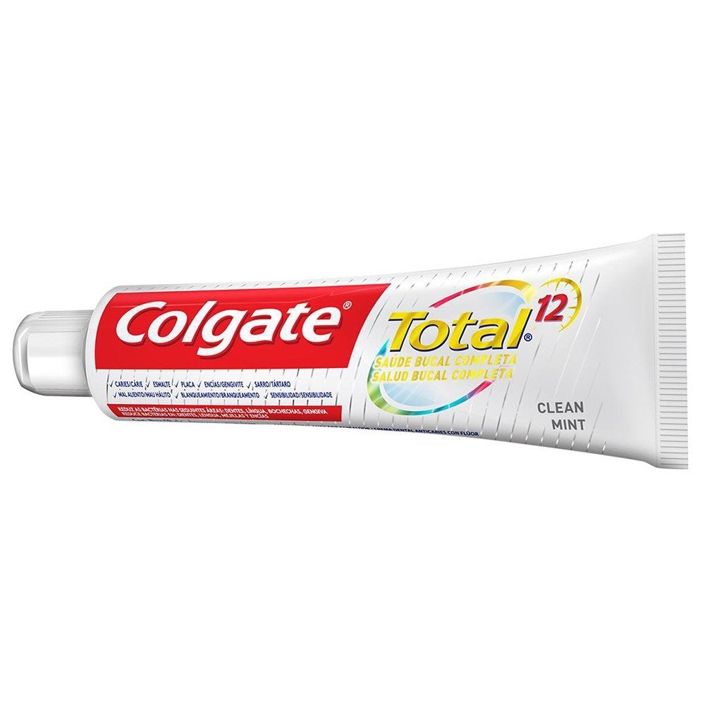 COLGATE TOTAL 12 - Crema dental Anticaries con fluor CLEAN MINT 38 mL - 50 g