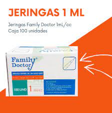 JERINGA TUBERCULINA - Jeringa desechable con aguja x 100 - 1 mL  - 25G x 5/8&quot; - TUBERCULINA