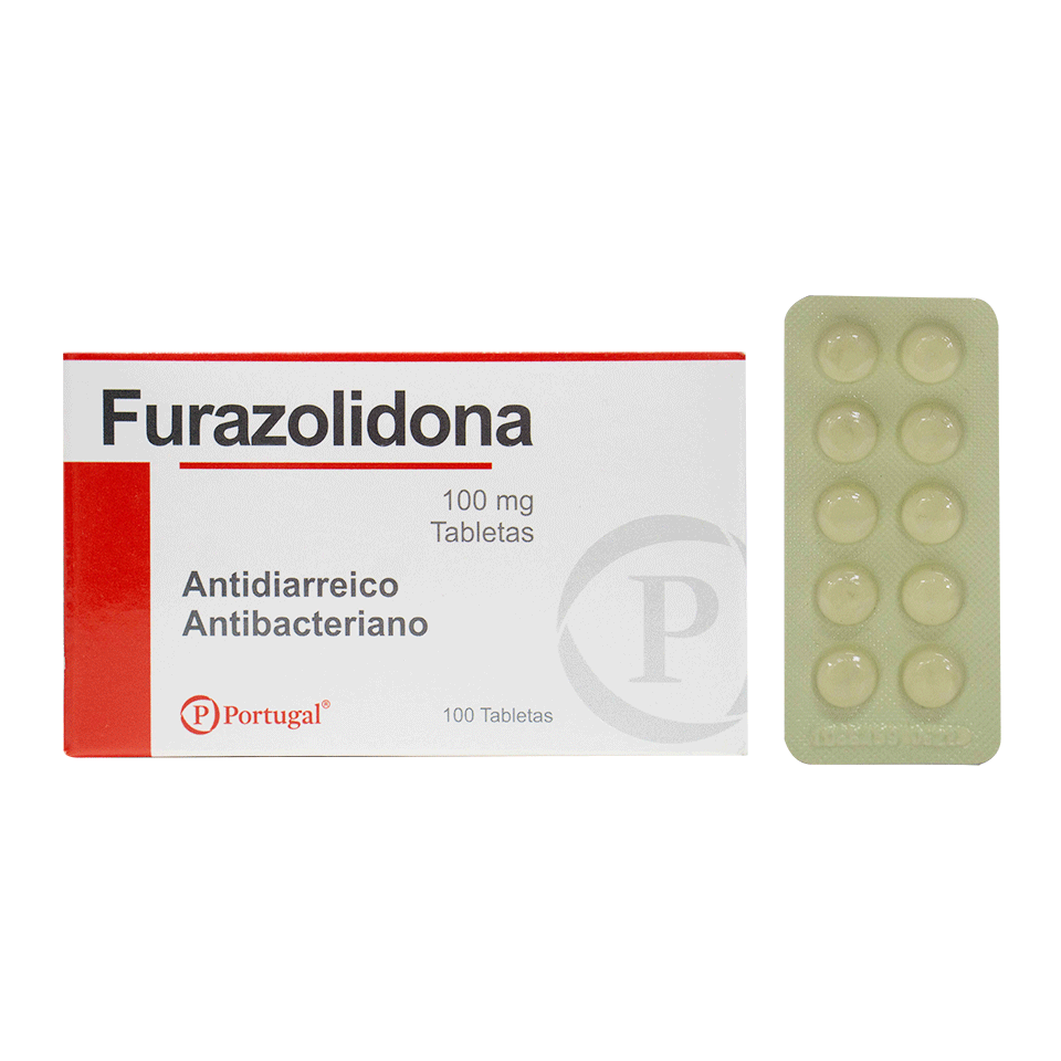 FURAZOLIDONA - Tab. caja x 100 - 100 mg