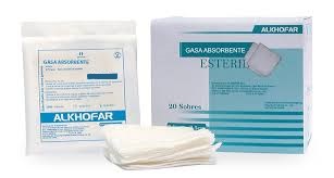 GASA ESTERIL - Gasa absorbente ESTERIL x 20 sobres