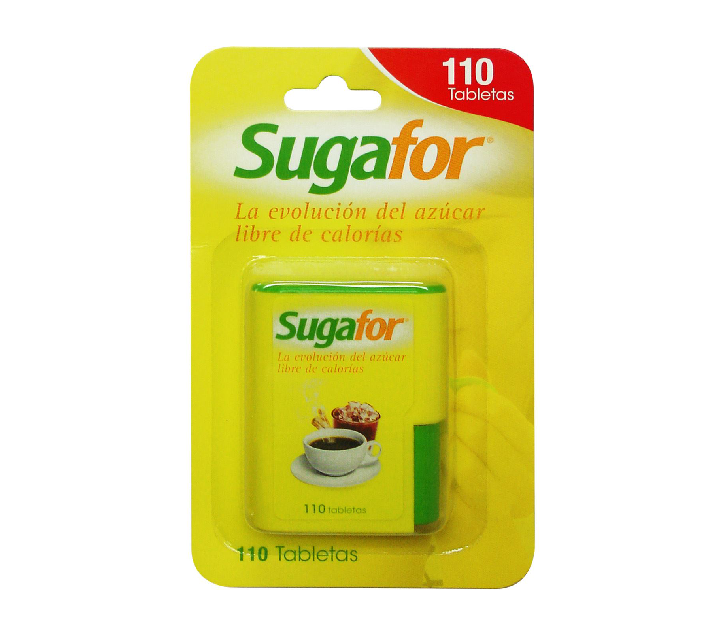 SUGAFOR - Edulcorante en tabletas - dispensador x 110 - 6.5 mg