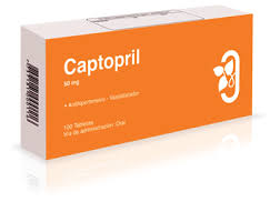 CAPTOPRIL PORTUGAL - Tabletas caja x 100  - 25 mg (copiar)