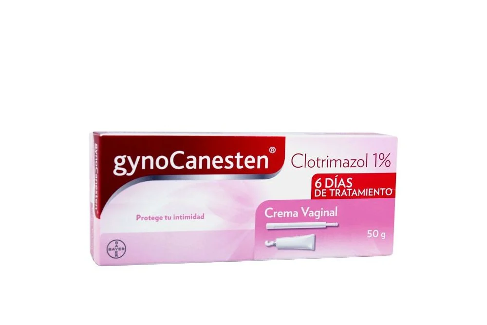 GYNOCANESTEN - Crema vaginal tubo x 50 g - 6 DIAS DE TRATAMIENTO - 1 %