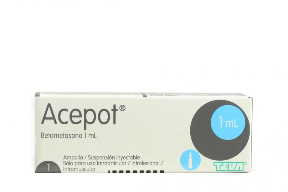 ACEPOT - Suspension inyectable ampolla via I.A. - I.L. - I.M. caja x 1 - 1 mL