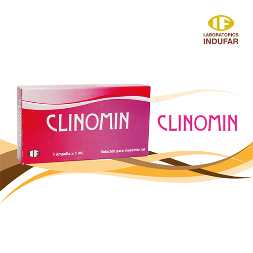 CLINOMIN - Solucion para inyeccion ampolla x 1 mL via I.M. - 150 mg + 10 mg