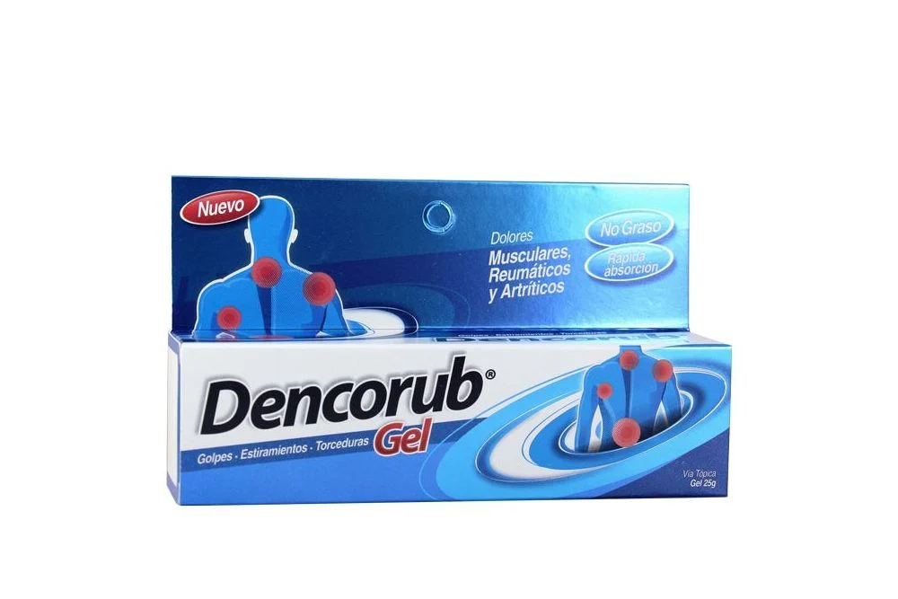 DENCORUB GEL - Gel via topica NO GRASO x 25 g