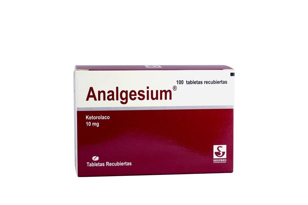 ANALGESIUM - Tabletas recubiertas caja x 100 - 10 mg