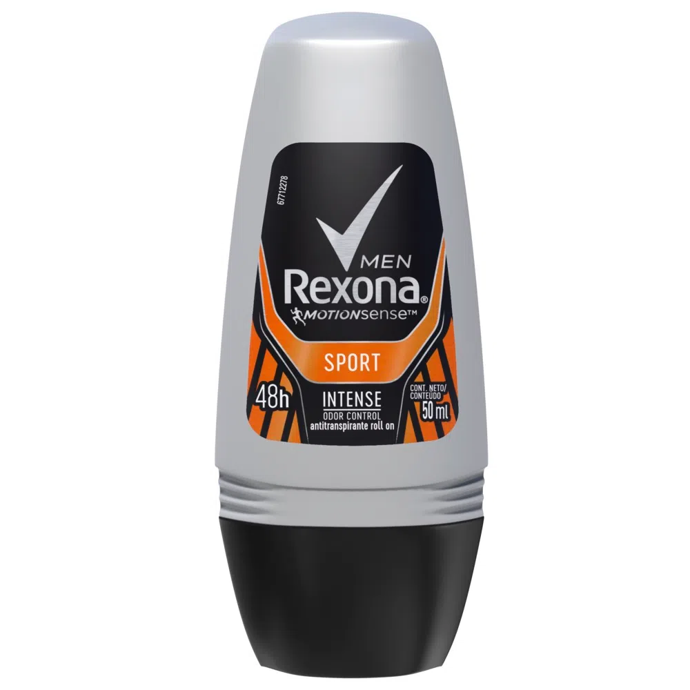 REXONA MEN - Antitranspirante roll on MOTIONSENSE SPORT INTENSE - ODOR CONTROL 48h x 50 mL