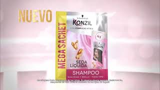 SHAMPOO KONZIL - Shampoo con COMPLEJO VITA12 - MEGA SACHET x 50 mL