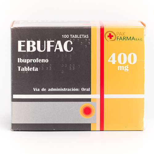 EBUFAC - Tabletas caja x 100 - 400 mg