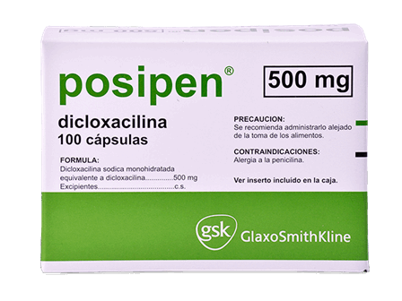 DICLOXACILINA IQFARMA - Capsulas caja x 100 - 500 mg (copiar)