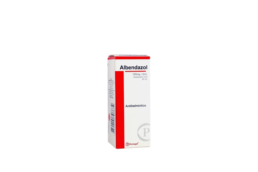 ALBENDAZOL - Suspension oral caja x 2 frascos x 20 mL - 100 mg / 5 mL (copiar)