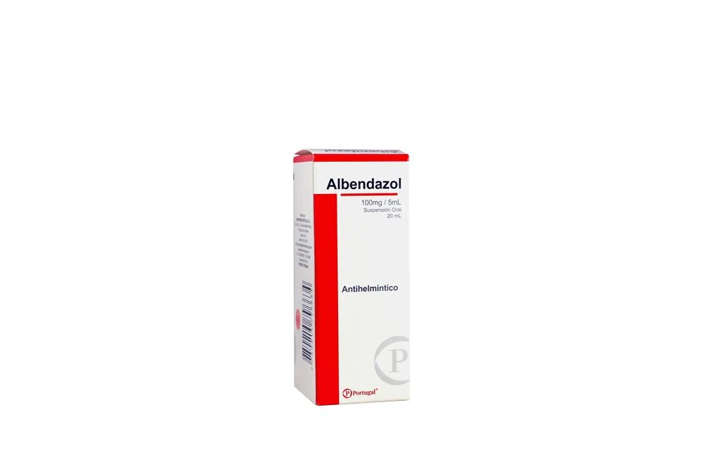 ALBENDAZOL PORTUGAL - Suspension oral x 20 mL - 100 mg / 5 mL