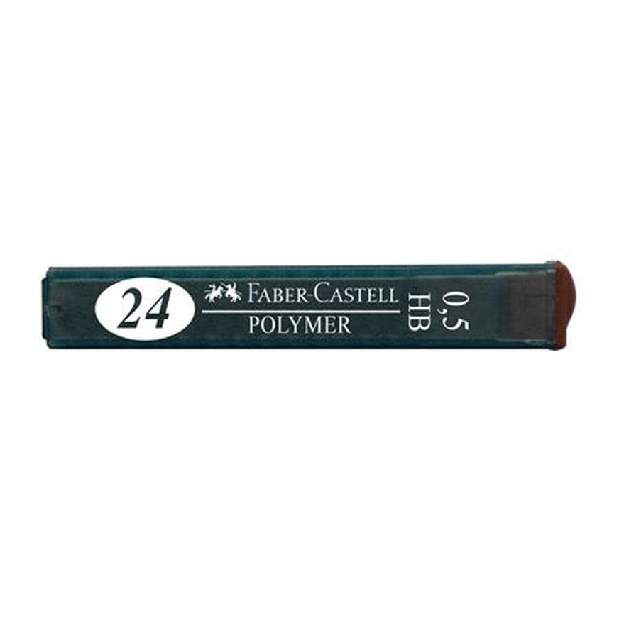 MINAS HB - Minas FABER CASTELL para portaminas 0.5 HB estuche x 24 minas