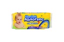 KLEEN BEBE - Toallitas humedas ABSORSEC - Hipoalergenicas - Sin parabenos - Sin alcohol x 90