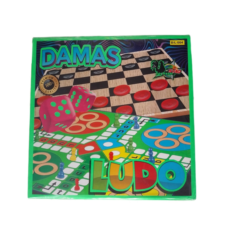 DAMA LUDO - Juego didactico 2 en 1 D/L-004