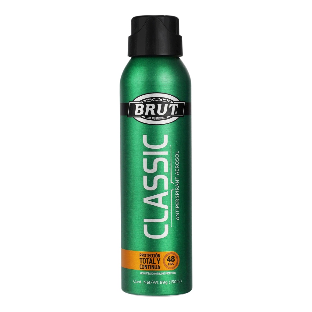 BRUT - Aerosol antitranspirante CLASSIC 48 HRS x 89 g / 150 mL