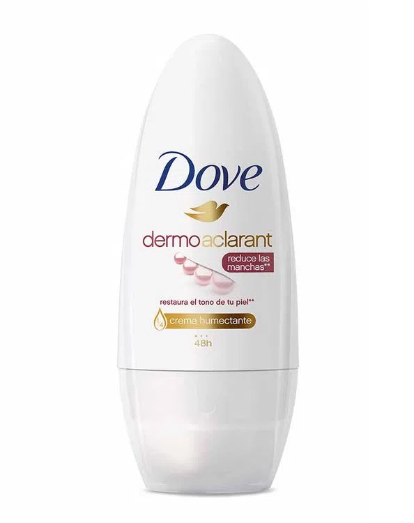 DOVE - Antitranspirante roll on DERMO ACLARANT - 1/4 CREMA HUMECTANTE 48h x 50 mL