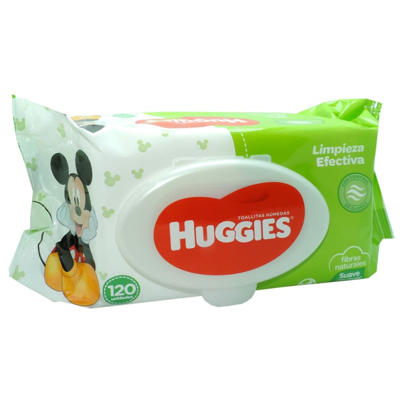 HUGGIES - Toallitas humedas LIMPIEZA EFECTIVA - DISNEY x 120