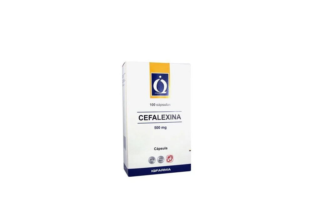 CEFALEXINA FARMINDUSTRIA - Capsulas caja x 100 - 500 mg (copiar)