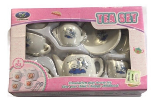 SET TE PORCELANA - Set de te de porcelana x 9 piezas