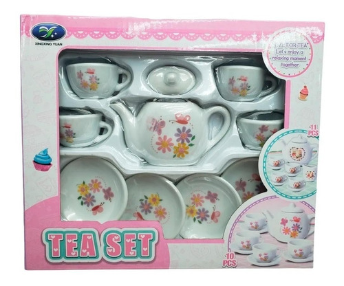 SET TE PORCELANA - Set de te de porcelana x 13 piezas